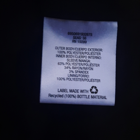 Metaphor Tan & Black Trench Jacket - Picture 8 of 9